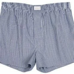 Novila Shorts 8580/55/204 Boxershorts, Baumwolle, Marine-weiß kariert, Marine kariert