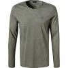 JOOP! Longsleeve Carlos 30021901/302 Modern Fit, Baumwolle, Khaki meliert, Khaki