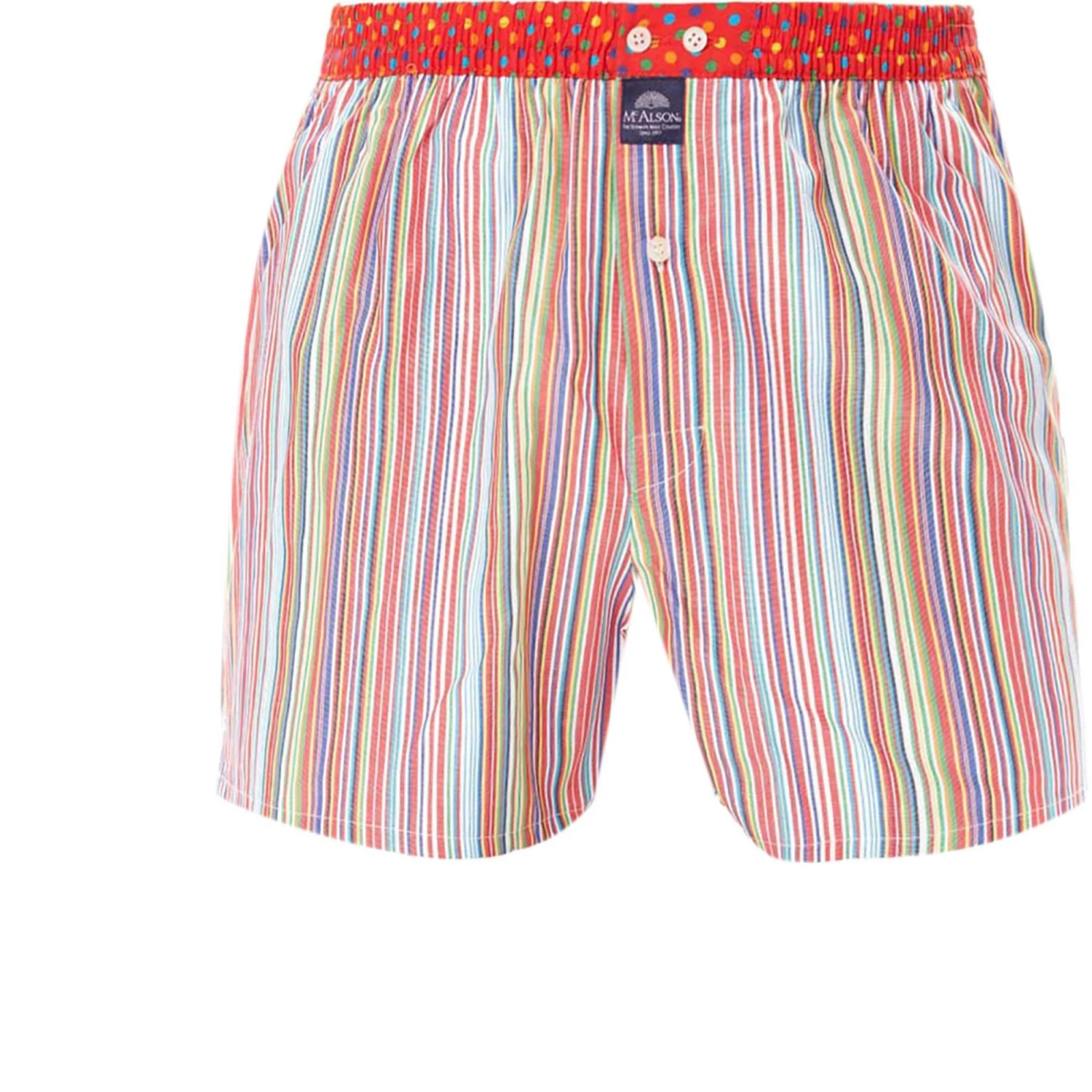 MC ALSON Boxer-Shorts 4410/multicolor Boxershorts, Baumwolle, Multicolor gestreift