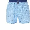 MC ALSON Boxer-Shorts 4439/hellblau Boxershorts, Baumwolle, Hellblau gemustert