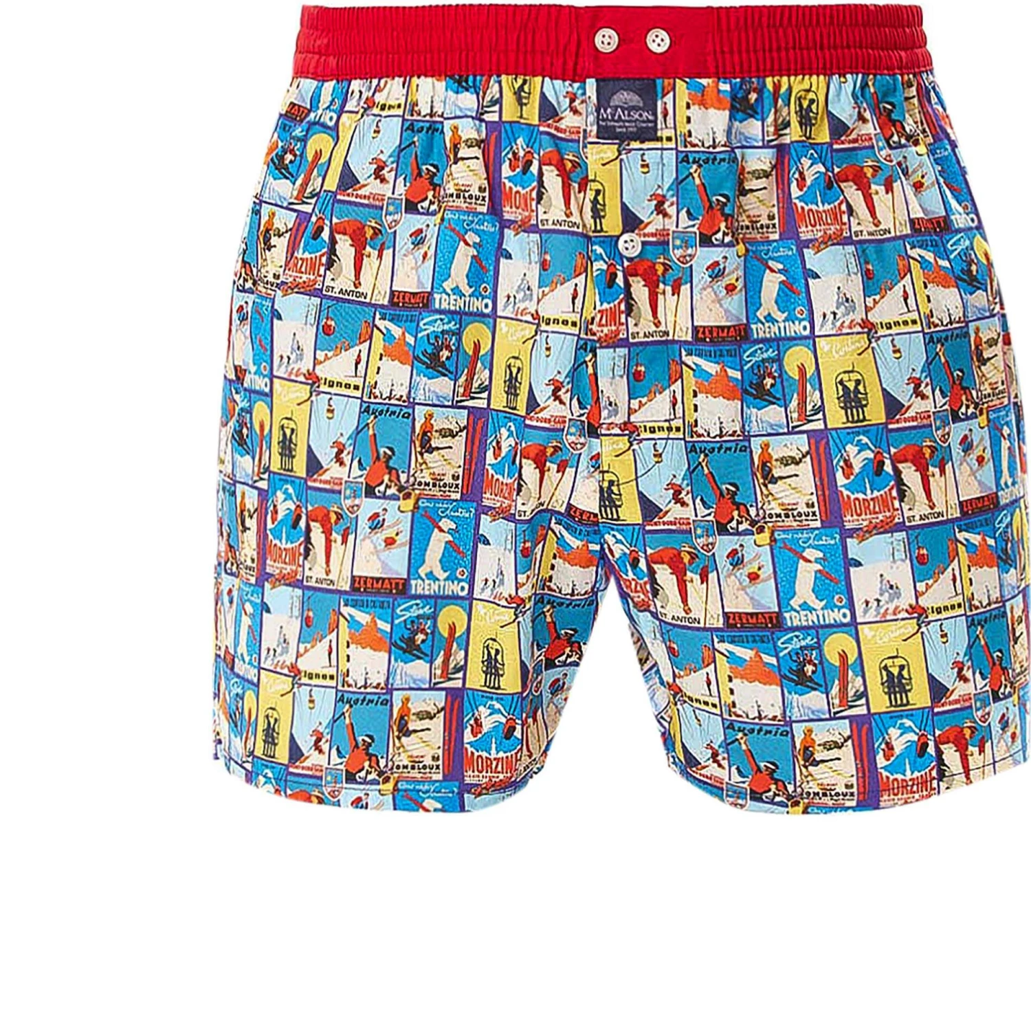 MC ALSON Boxer-Shorts 4462/multicolor Boxershorts, Baumwolle