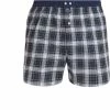 MC ALSON Boxer-Shorts 4477/grün Boxershorts, Baumwolle, Marine-grün kariert