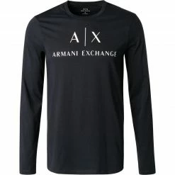 ARMANI EXCHANGE T-Shirt 8NZTCH/Z8H4Z/1510 Longsleeve, Slim Fit, Baumwolle, Navy