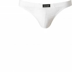 bruno banani Tanga Check Line 2.0 2208-2165/1612 Mikrofaser-Stretch, Weiß