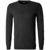 BOSS Longsleeve Tempest 50462773/001 Longleeve, Slim Fit, Baumwolle, Schwarz meliert, Schwarz