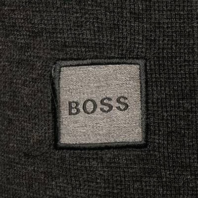 BOSS Longsleeve Tempest 50462773/001 Longleeve, Slim Fit, Baumwolle, Schwarz meliert, Schwarz – Bild 4
