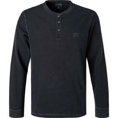 camel active Longsleeve 409671/6T11/47 Baumwolle, Nachtblau – Bild 2