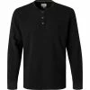 camel active Longsleeve 409671/6T11/88 Baumwolle, Schwarz, Asphalt