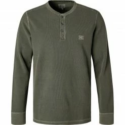 camel active Longsleeve 409671/6T11/93 Baumwolle, Olivgrün, Oliv