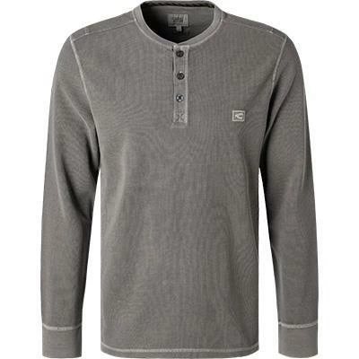 camel active Longsleeve 409671/6T11/06 Baumwolle, Steingrau – Bild 2
