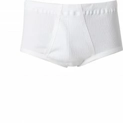 CALIDA Classic Slip 20610/001 Baumwolle Feinripp, Weiß