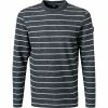 JOOP! Longsleeve Sebastian 30027883/404 Baumwolle, Indigo gestreift, Indigo
