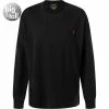Polo Ralph Lauren Longsleeve 711671467/009 Big&Tall, Baumwolle, Schwarz