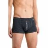 Schiesser Revival Karl-Heinz Shorts 175882/208 Trunk, Baumwolle, Anthrazit meliert, Anthrazit
