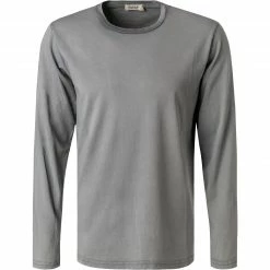 CROSSLEY Longsleeve Hasttc/748C Baumwolle, Graublau, Hellgrau