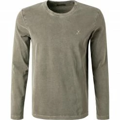 Marc O'Polo Longsleeve M28 2236 52094/421 Bio Baumwolle, Olivegrün, Olive