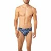 bruno banani Sportslip Mystery Wolf 2202-2336/1846 Mikrofaser-Stretch, Blau gemustert, Dunkelblau-grau
