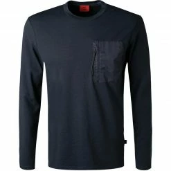 Strellson Longsleeve Kieran 30028067/401 Baumwolle, Dunkelblau