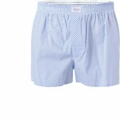 Novila Boxershorts 8677/055/102 Baumwolle, Hellblau gemustert, Hellblau