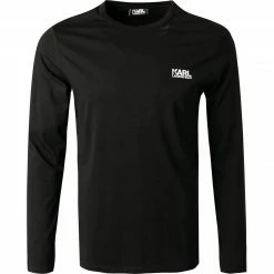 KARL LAGERFELD T-Shirt 755038/0/512224/990 Longsleeve, Baumwolle, Schwarz