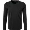 Tommy Hilfiger Longsleeve MW0MW10804/BDS Slim Fit, Bio Baumwolle, Schwarz