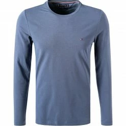 Tommy Hilfiger Longsleeve MW0MW10804/C9T Slim Fit, Bio Baumwolle, Indigo