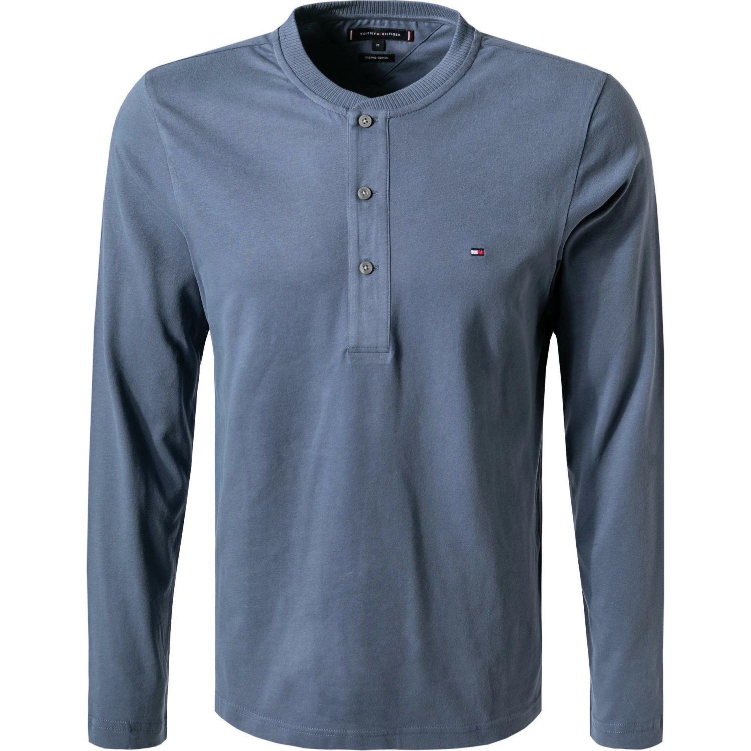Tommy Hilfiger Longsleeve MW0MW20159/C9T Bio Baumwolle, Indigo