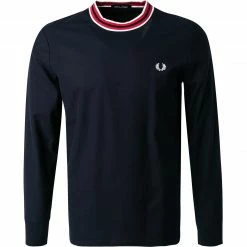 Fred Perry Longsleeve M2642/608 Baumwolle, Navy