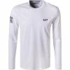 GAS Longsleeve 300222 184451/0001 Bio Baumwolle, Weiß