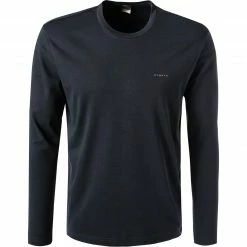 bugatti T-Shirt 8330/85192/390 Longsleeve, Baumwolle, Nachtblau