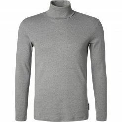 Marc O'Polo Rollkragenshirt 129 2202 52354/936 Bio Baumwolle, Grau meliert