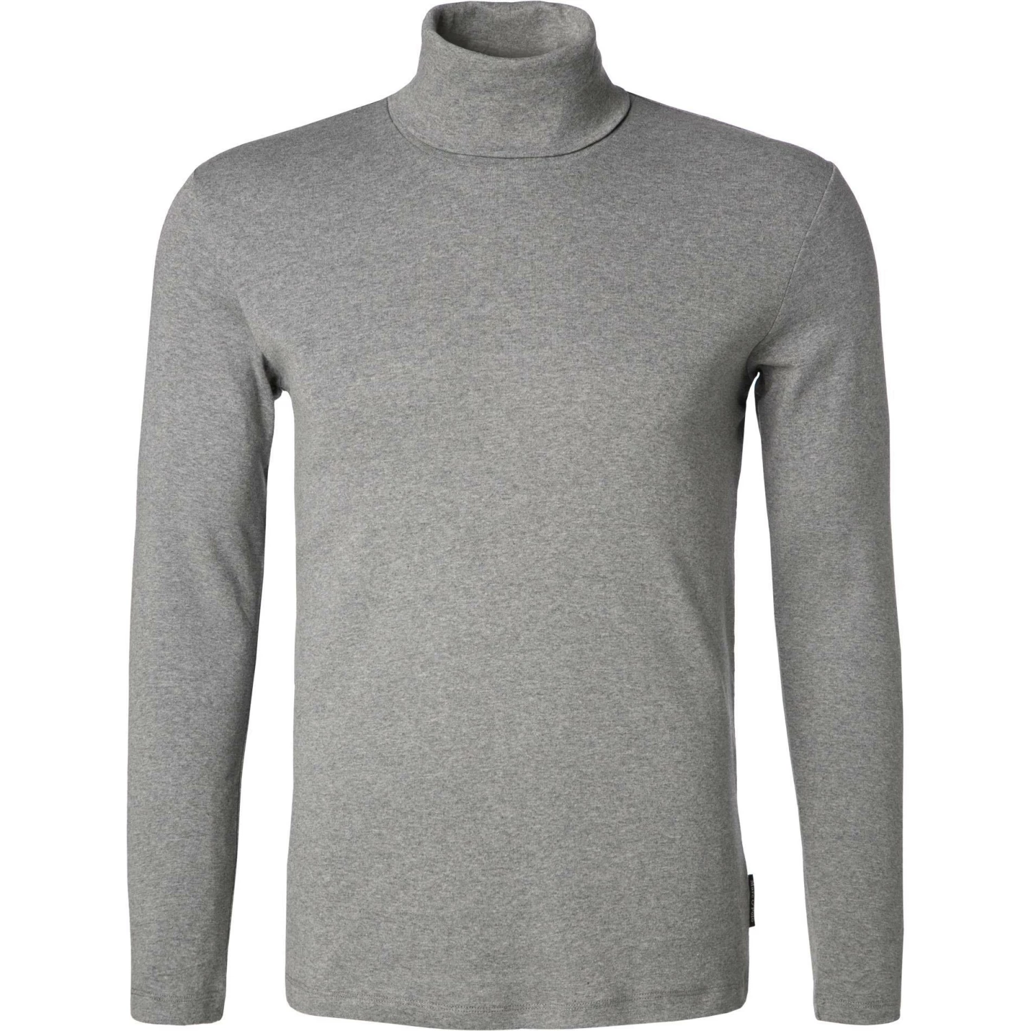 Marc O'Polo Rollkragenshirt 129 2202 52354/936 Bio Baumwolle, Grau meliert
