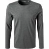 OLYMP Casual Level Five B. Fit T-Shirt 5640/84/60 Longsleeve, Body Fit, Baumwolle-Kaschmir, Mittelgrau meliert, Mittelgrau