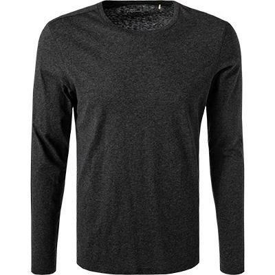 OLYMP Casual Level Five B. Fit T-Shirt 5640/84/67 Longsleeve, Body Fit, Baumwolle-Kaschmir, Anthrazit meliert, Anthrazit – Bild 2