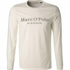 Marc O'Polo Longsleeve 127 2220 52152/101 Bio Baumwolle, Wollweiß