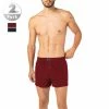 Tommy Hilfiger Boxershorts 2er Pack UM0UM02188/0SD Bio Baumwolle, Navy-dunkelrot