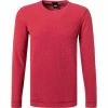 BOSS Longsleeve Tempest 50462773/611 Longleeve, Slim Fit, Baumwolle, Karmesinrot