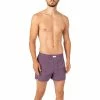 van Laack 170601/Boxer/785 Boxershorts, Baumwolle, Rot-blau gemustert, Rot