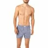 van Laack 171749/Boxer/770 Boxershorts, Baumwoll-Stretch, Blau gemustert, Blau