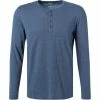 OLYMP Casual Level F. B. F. Longsleeve 5642/84/13 Body Fit, Baumwolle-Kaschmir, Rauchblau meliert, Rauchblau