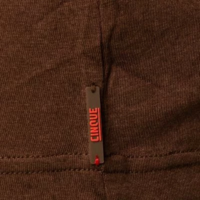 CINQUE T-Shirt Cikay 7042-7919/27 Longsleeve, Baumwolle, Braun – Bild 4