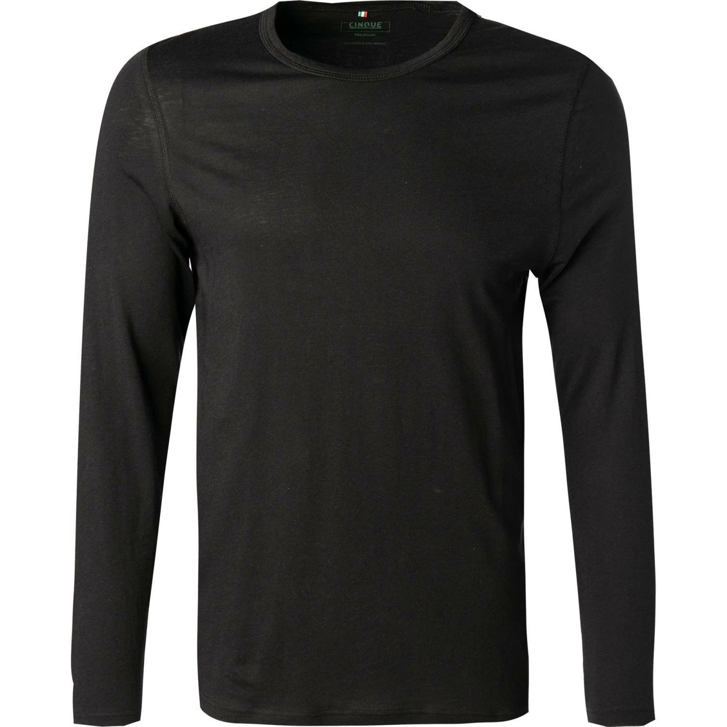 CINQUE T-Shirt Cikay 7042-7919/99 Longsleeve, Baumwolle, Schwarz