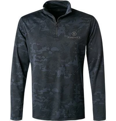 FIRE + ICE Longsleeve Pascal 5413/7082/468 Mikrofaser, Blau camouflage, Nachtblau – Bild 2