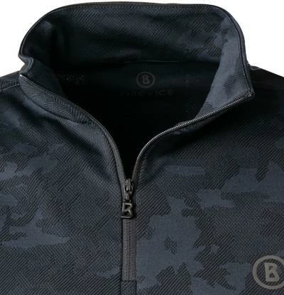 FIRE + ICE Longsleeve Pascal 5413/7082/468 Mikrofaser, Blau camouflage, Nachtblau – Bild 3