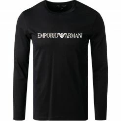 EMPORIO ARMANI T-Shirt 8N1TN8/1JPZZ/0974 Longsleeve, Baumwolle, Nachtblau, Navy
