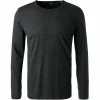 Daniel Hechter Longsleeve 75021/112941/990 Baumwolle-Viskose, Schwarz meliert, Schwarz