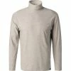 BOGGI MILANO Rollkragenshirt BO21A0412/02 Mikrofaser, Hellgrau meliert, Hellgrau