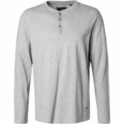 RAGMAN Longsleeve 347947/012 Baumwolle, Grau