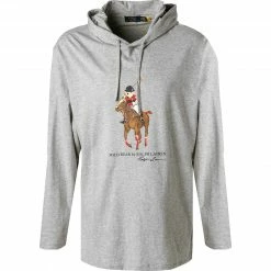 Polo Ralph Lauren T-Shirt 711853354/001 Longsleeve, Big&Tall, Baumwolle, Grau meliert, Grau