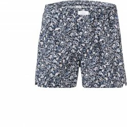 van Laack 170602/Boxer/780 Boxershorts, Baumwolle, Marine-weiß gestreift, Dunkelblau